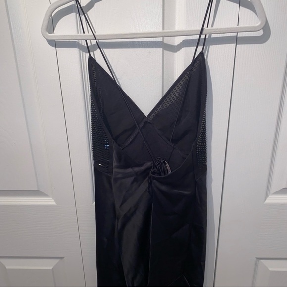 Victoria's Secret Black Satin Slip Dress - Picture 5 of 7